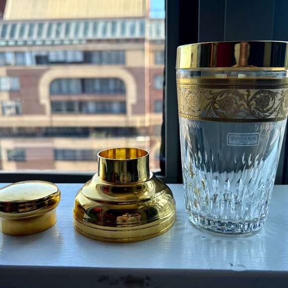 Saint-Louis Thistle Gold Cocktail Shaker - Picture 3 of 8